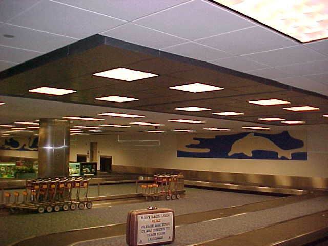 Custom ceiling coffers and coordinated lighting